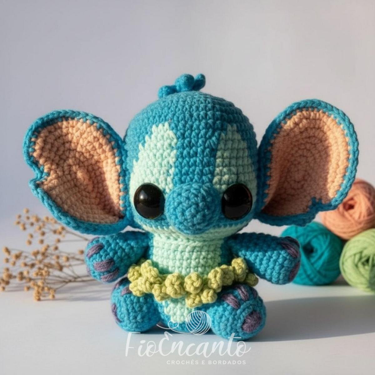 Stitch Amigurumi – Boneco em Crochê Inspirado no Personagem — foto 1