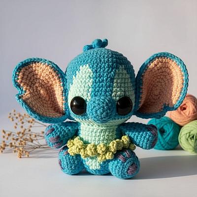Stitch Amigurumi – Boneco em Crochê Inspirado no Personagem