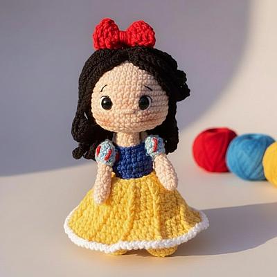 Branca de Neve Amigurumi – Boneca em Crochê Inspirada na Personagem