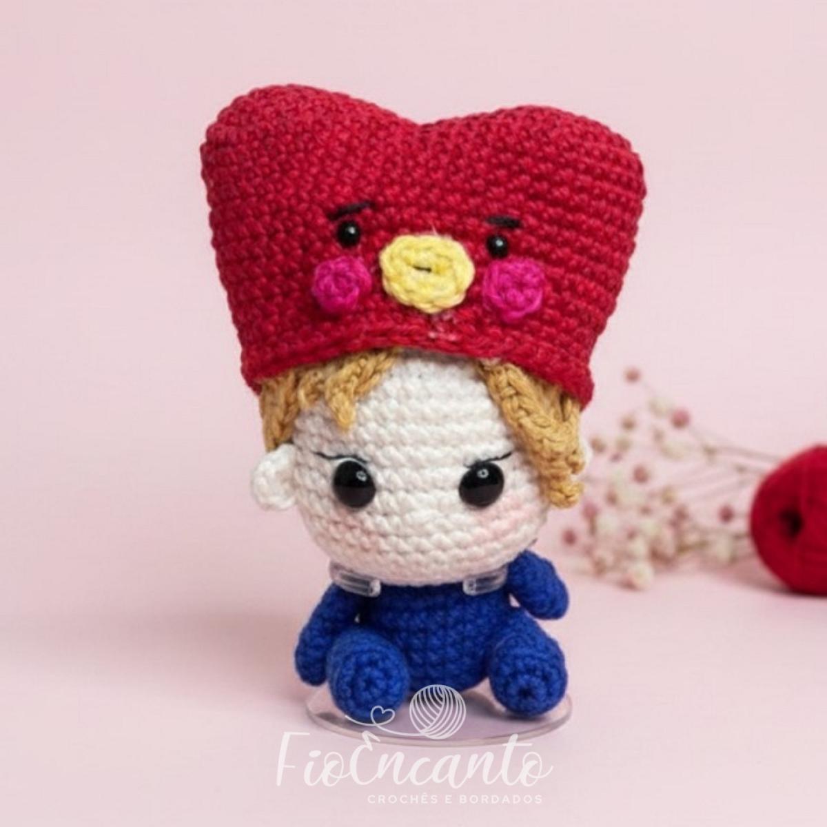 Tata BTS Amigurumi – Crochê Inspirado no BT21 | Army — foto 1