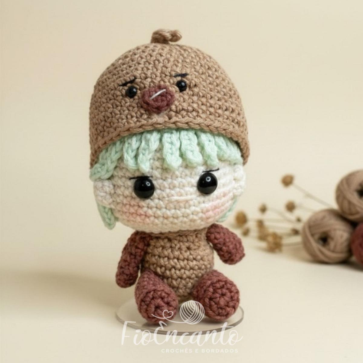 Suga BTS Amigurumi – Boneco em Crochê Inspirado no K-pop — foto 1