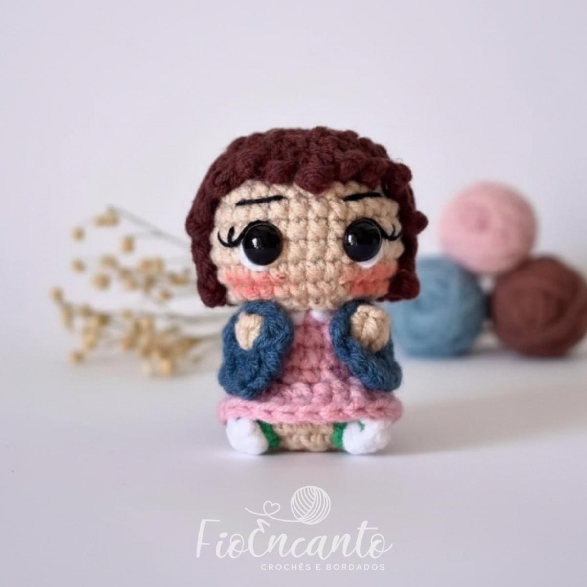 Chaveiro Stranger Things Amigurumi – Feito à Mão em Crochê — foto 4