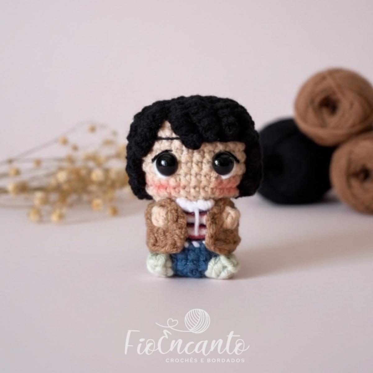 Chaveiro Stranger Things Amigurumi – Feito à Mão em Crochê — foto 5