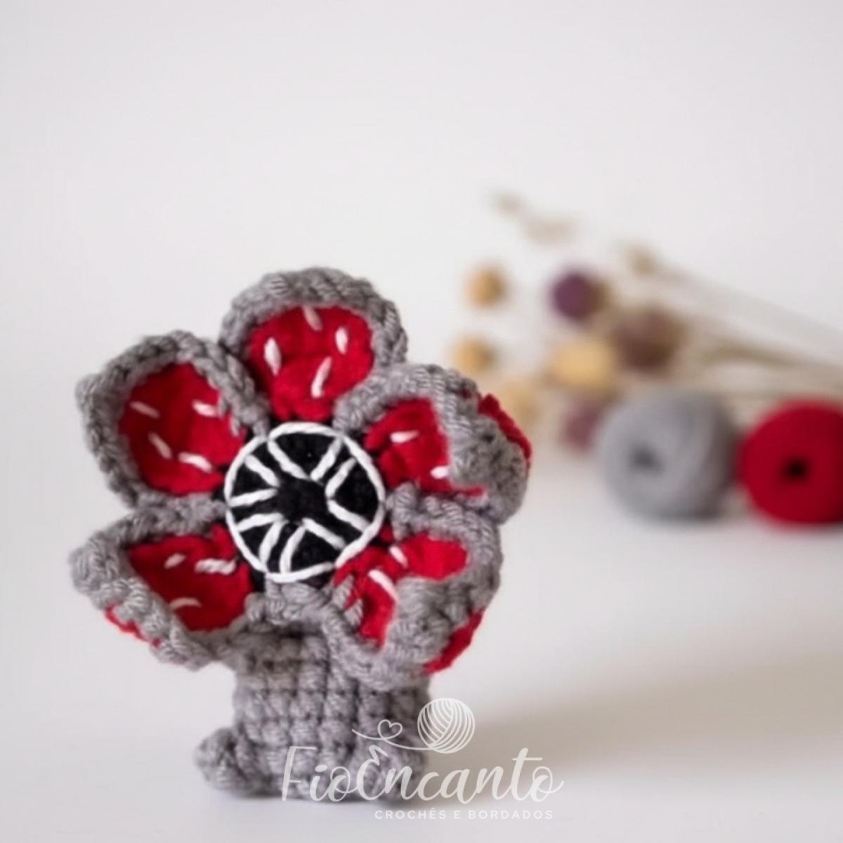 Chaveiro Stranger Things Amigurumi – Feito à Mão em Crochê — foto 8