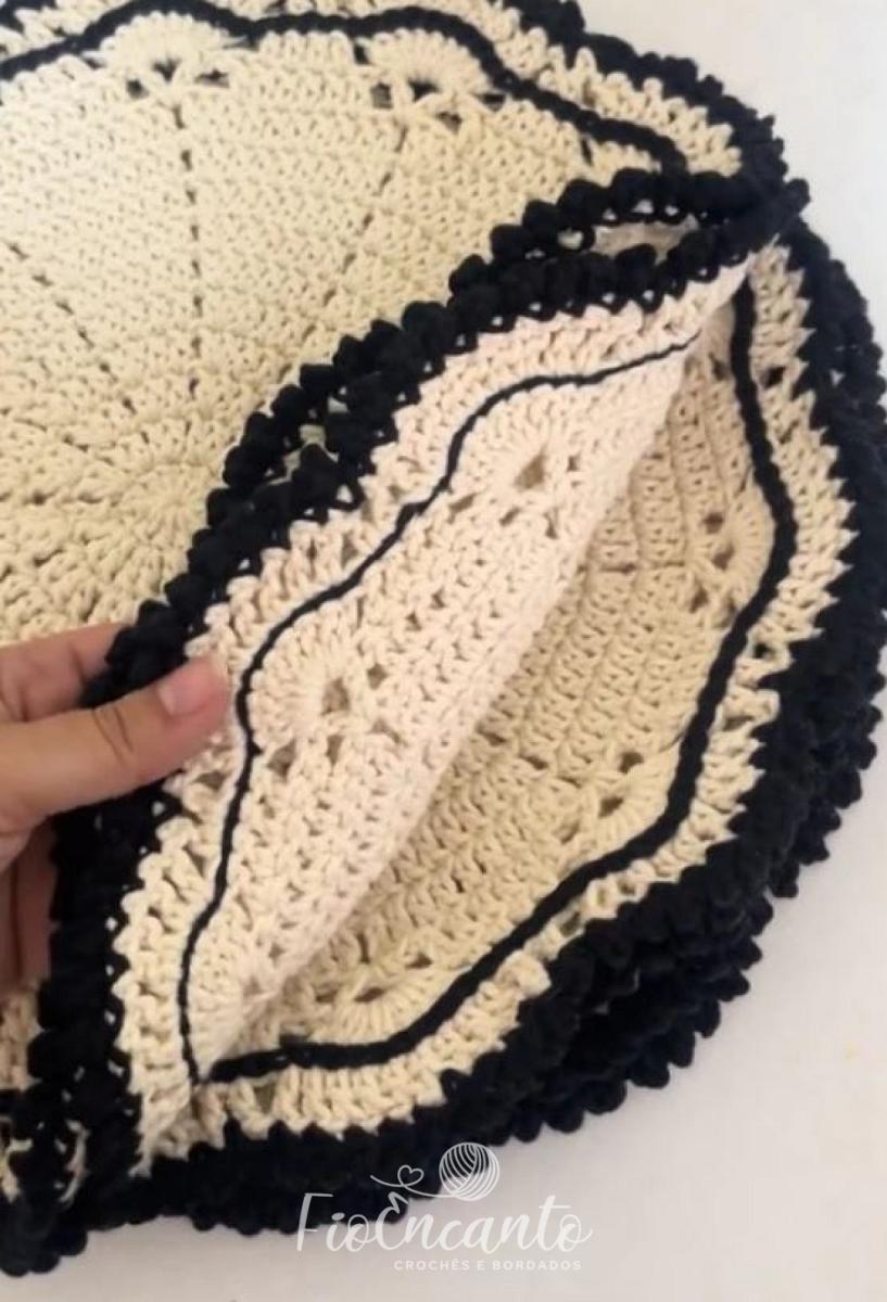 Sousplat de Crochê Artesanal – Linha 100% Algodão 6 peças — foto 2