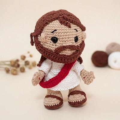 Jesus Amigurumi – Boneco em Crochê Artesanal Feito à Mão - foto 2