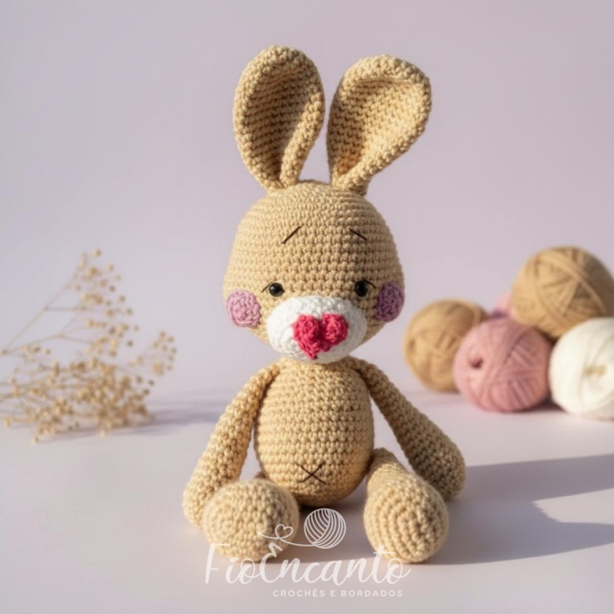 Coelho Amigurumi – Boneco em Crochê Artesanal Feito à Mão — foto 1