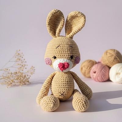 Coelho Amigurumi – Boneco em Crochê Artesanal Feito à Mão