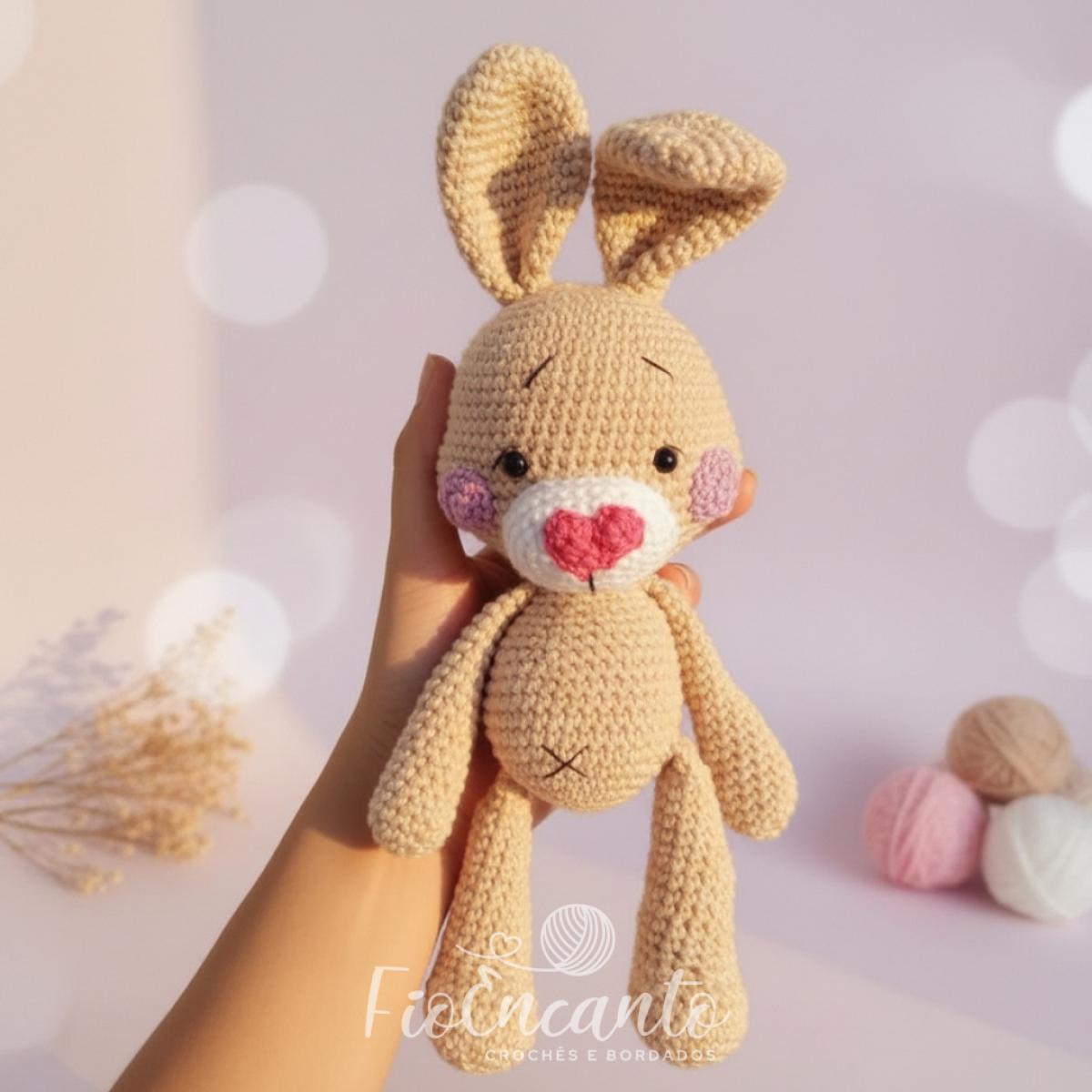Coelho Amigurumi – Boneco em Crochê Artesanal Feito à Mão — foto 2
