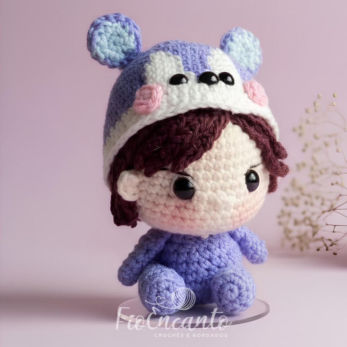 J-Hope BTS Sunshine Amigurumi – Boneco em Crochê Inspirado no K-pop — foto 1