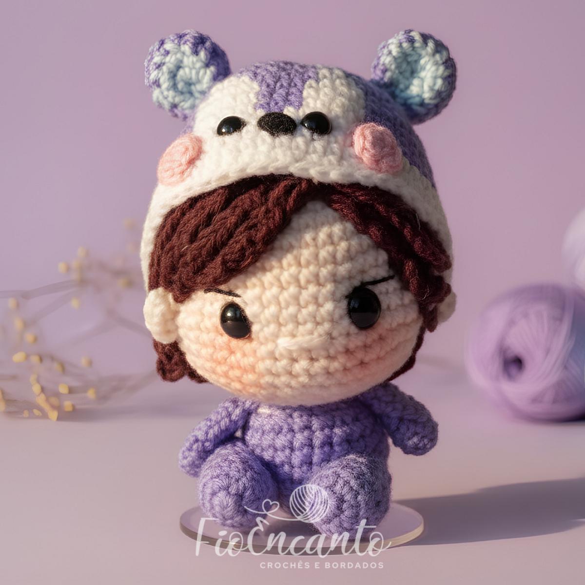J-Hope BTS Sunshine Amigurumi – Boneco em Crochê Inspirado no K-pop — foto 2