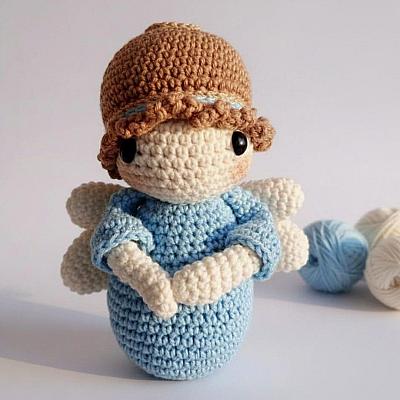 Anjinho Amigurumi – Boneco em Crochê Artesanal Feito à Mão - foto 2