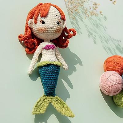 Ariel Sereia Amigurumi – Boneca em Crochê Inspirada na Pequena Sereia Disney - foto 2