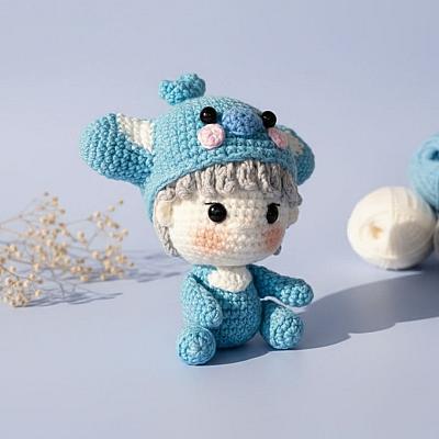 Koya BTS Amigurumi – Boneco em Crochê Inspirado no BT21 RM
