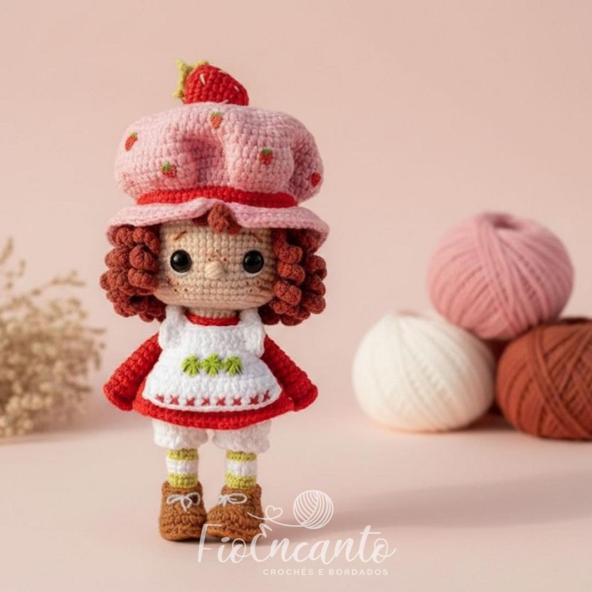 Turma da Moranguinho Kit Amigurumi – Moranguinho, Laranjinha e Limaozinho em Crochê — foto 3