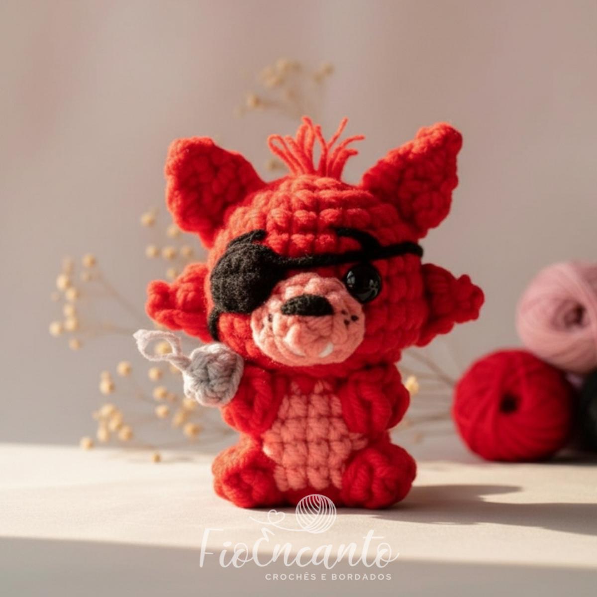 Chaveiro Amigurumi FNAF – Leve seus personagens favoritos com você! | Fio Encanto — foto 3