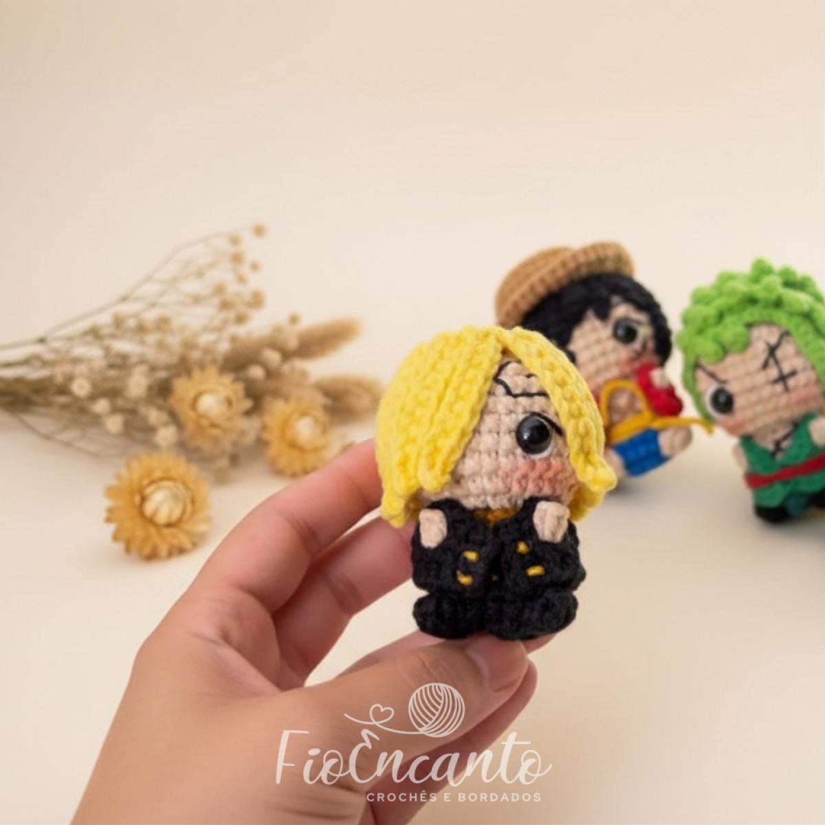 Chaveiro - One Piece - Zoro, Sanji, Luffy, Nami e Chopper — foto 8