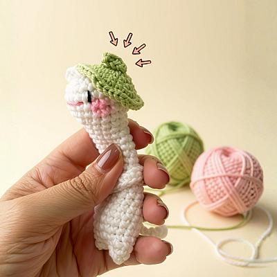 Furão Amigurumi Anti Estresse Tic Tac Artesanal 12cm - foto 2