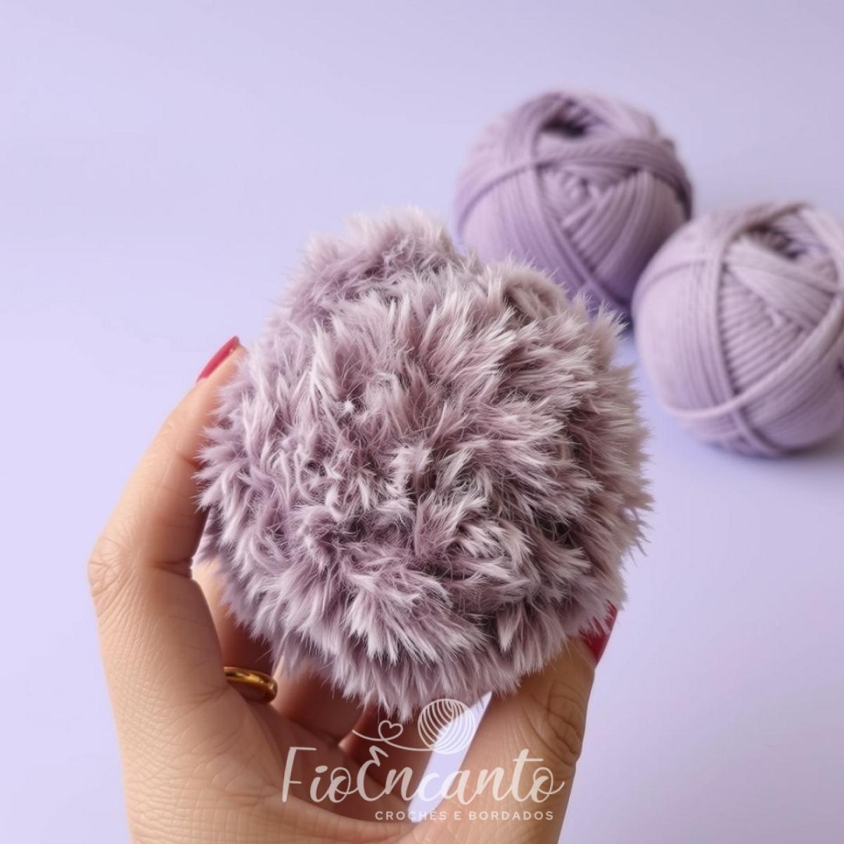 Chaveiro Ouriço Fofinho e Compacto para Acessórios 10cm | Fio Encanto — foto 5