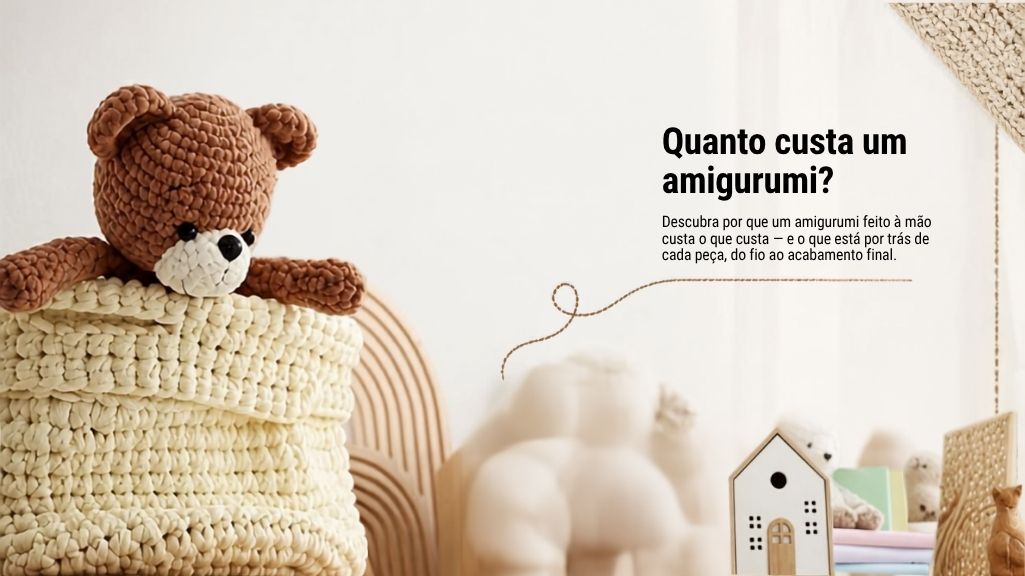 Quanto custa um amigurumi? Entenda o valor do trabalho 100% manual