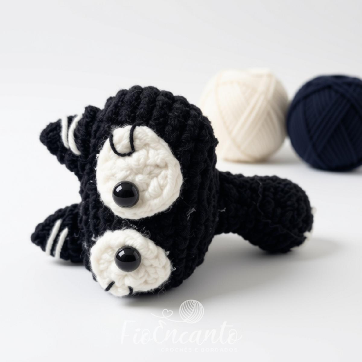 Chaveiro de Gatinho em Crochê Amigurumi Fofinho e Delicado | Fio Encanto — foto 9