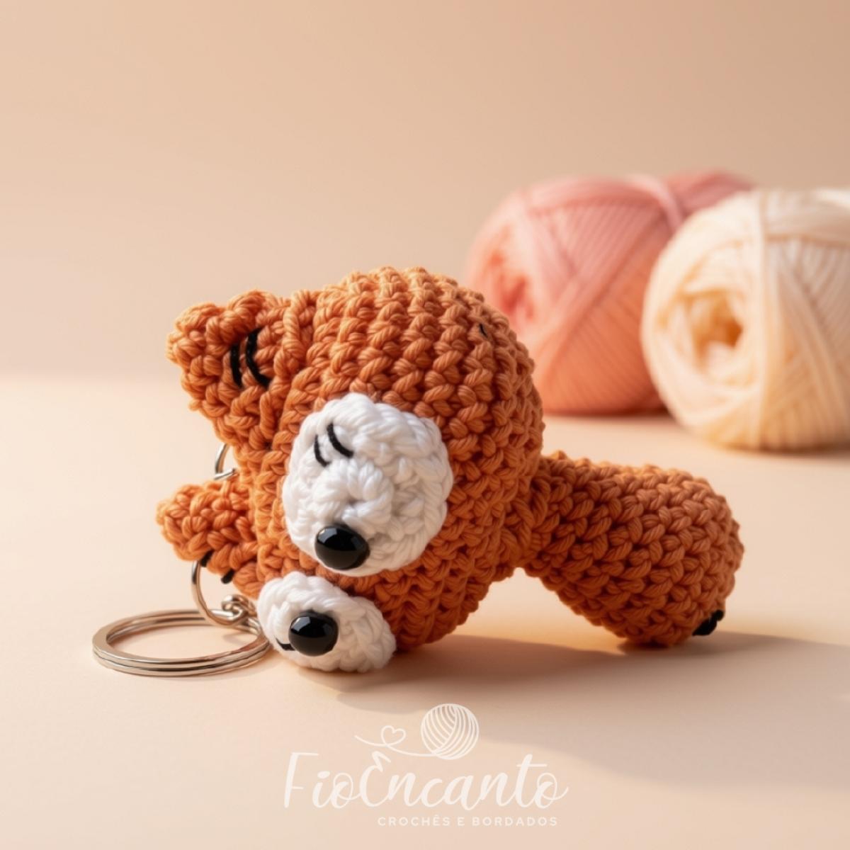 Chaveiro de Gatinho em Crochê Amigurumi Fofinho e Delicado | Fio Encanto — foto 10