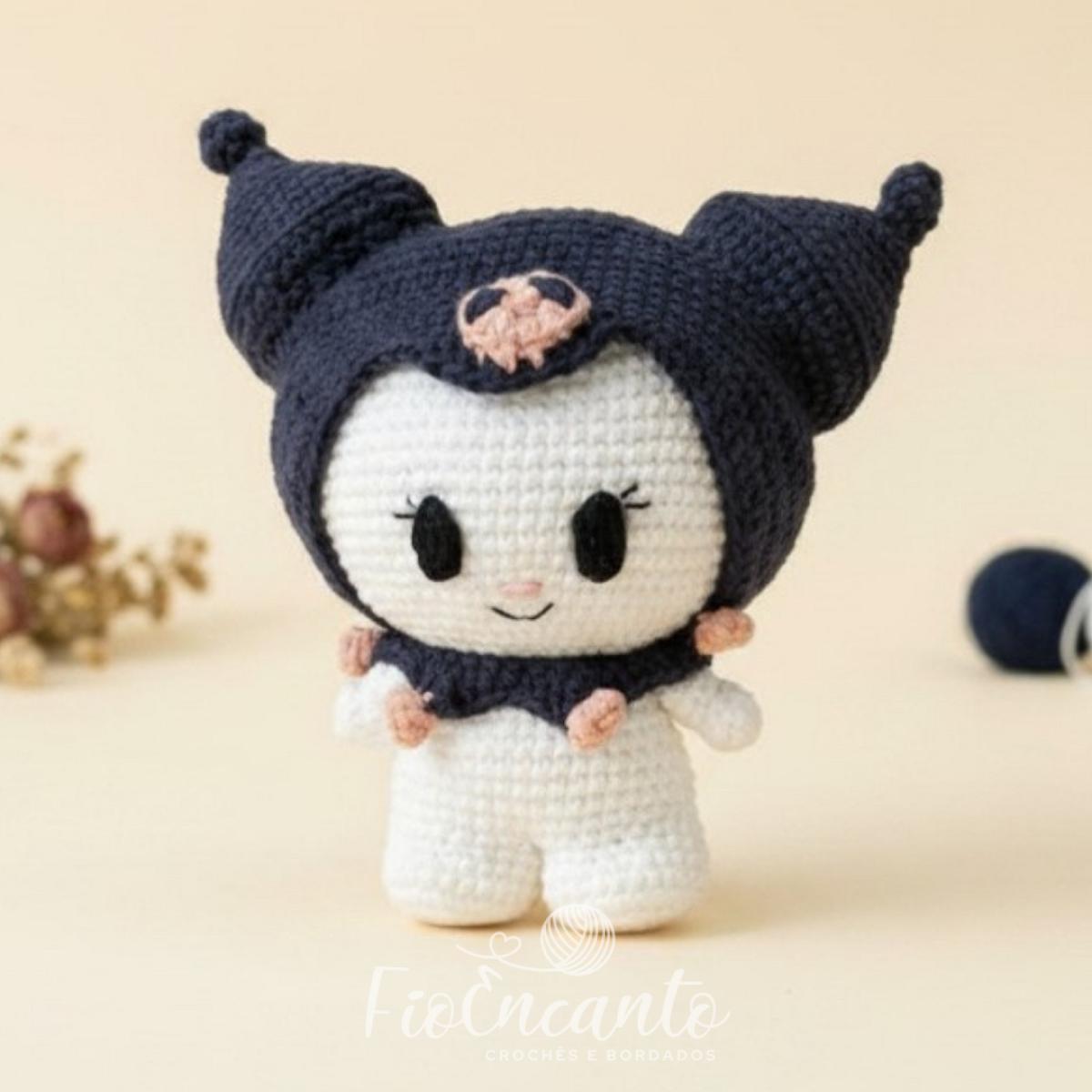 Kuromi Amigurumi – A Rebelde Charmosa do Universo Sanrio | Fio Encanto — foto 1