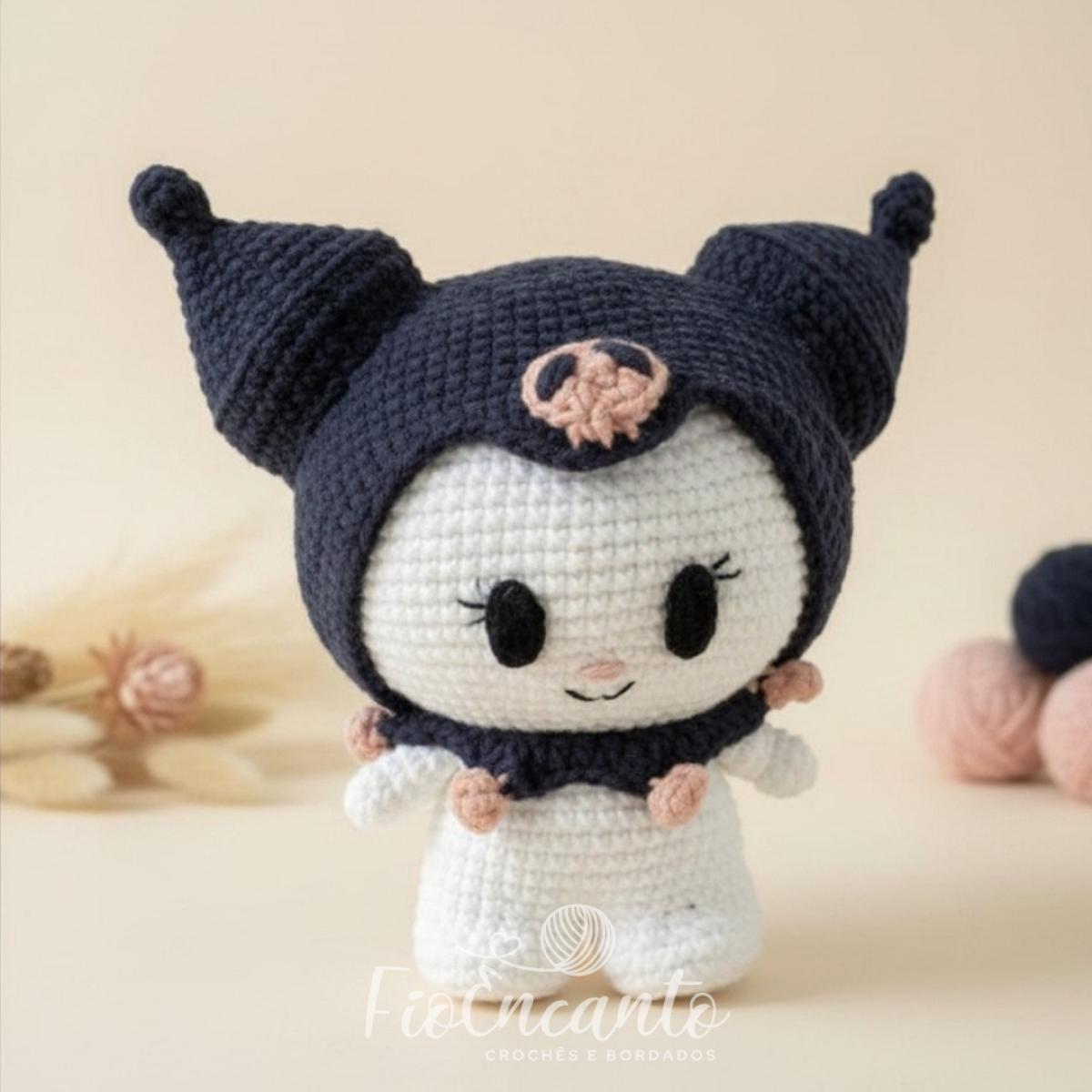 Kuromi Amigurumi – A Rebelde Charmosa do Universo Sanrio | Fio Encanto — foto 2