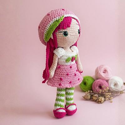 Moranguinho Tutti Frutti Amigurumi – Um abraço doce e colorido para encantar | Fio Encanto