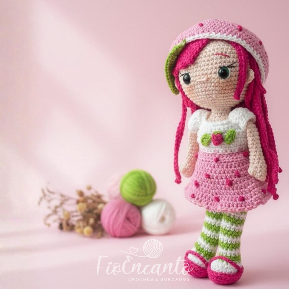 Moranguinho Tutti Frutti Amigurumi – Um abraço doce e colorido para encantar | Fio Encanto — foto 3