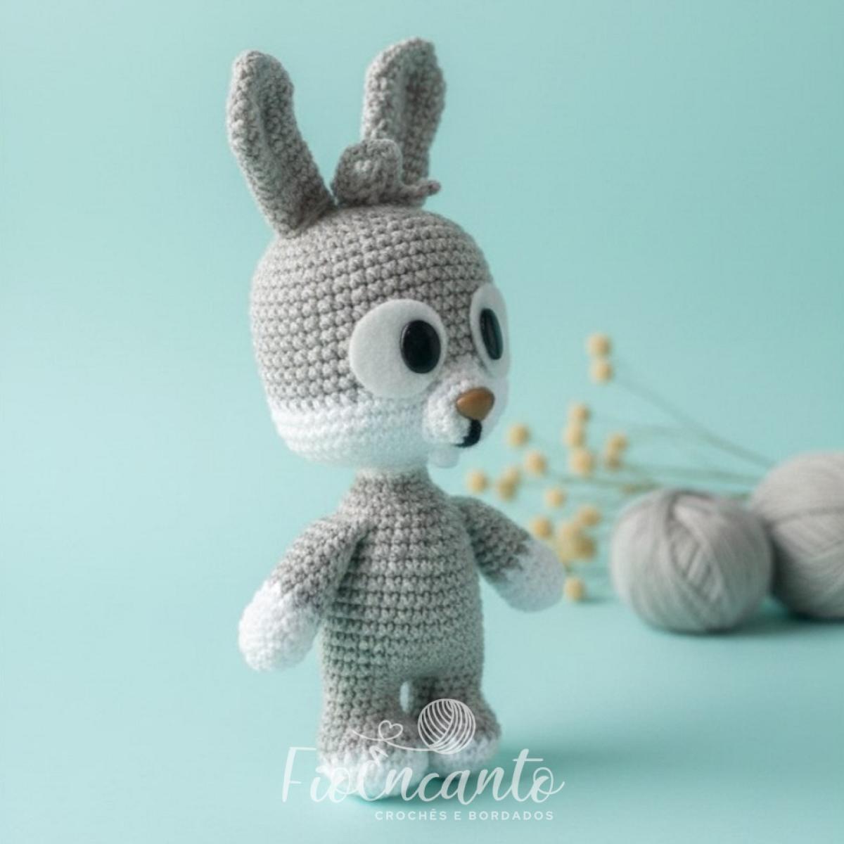 Coelho Amigurumi – Coelhinho em Crochê Feito à Mão — foto 1