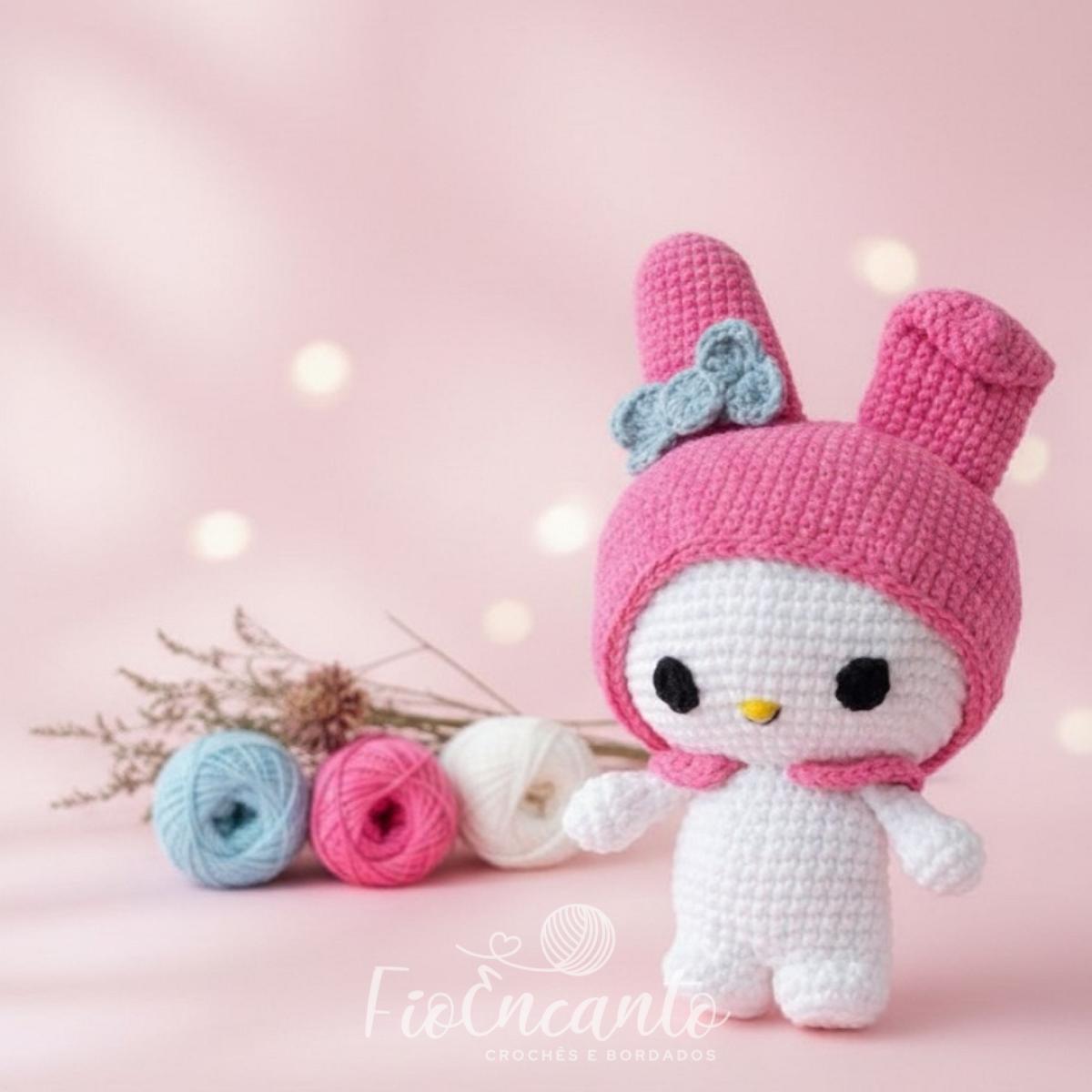 My Melody Amigurumi – Boneca em Crochê Inspirada na Sanrio — foto 2