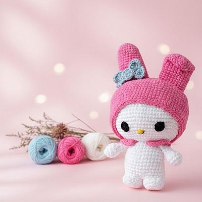 My Melody Amigurumi – Boneca em Crochê Inspirada na Sanrio - foto 2