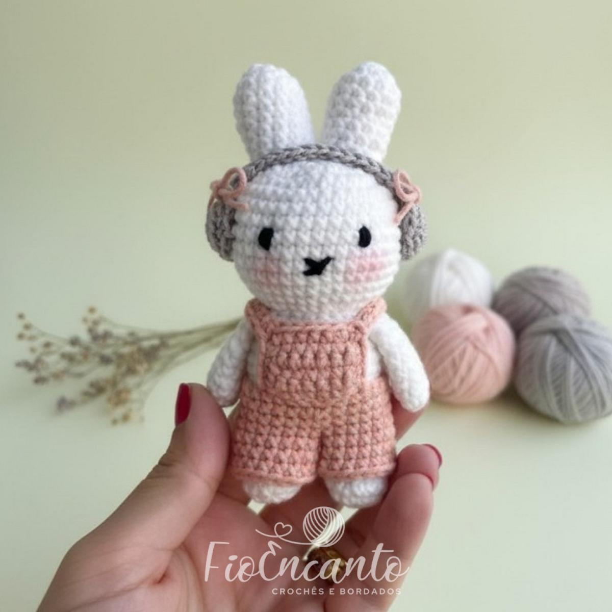 Coelho Miffy Amigurumi – Coelhinho em Crochê Inspirado na Personagem — foto 2