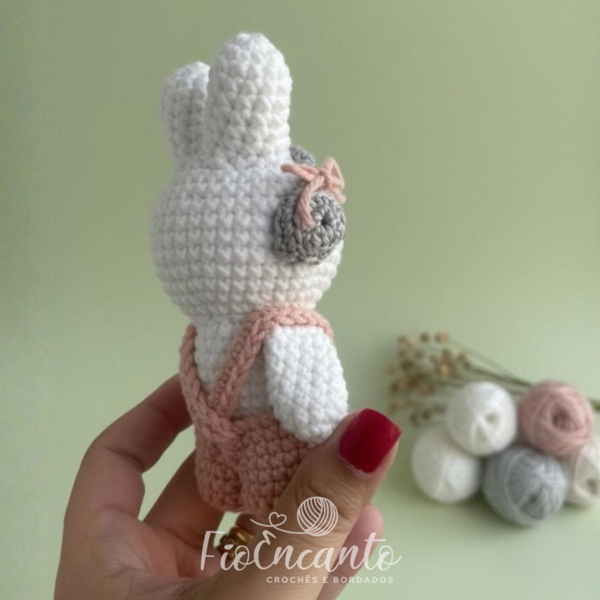 Coelho Miffy Amigurumi – Coelhinho em Crochê Inspirado na Personagem — foto 3