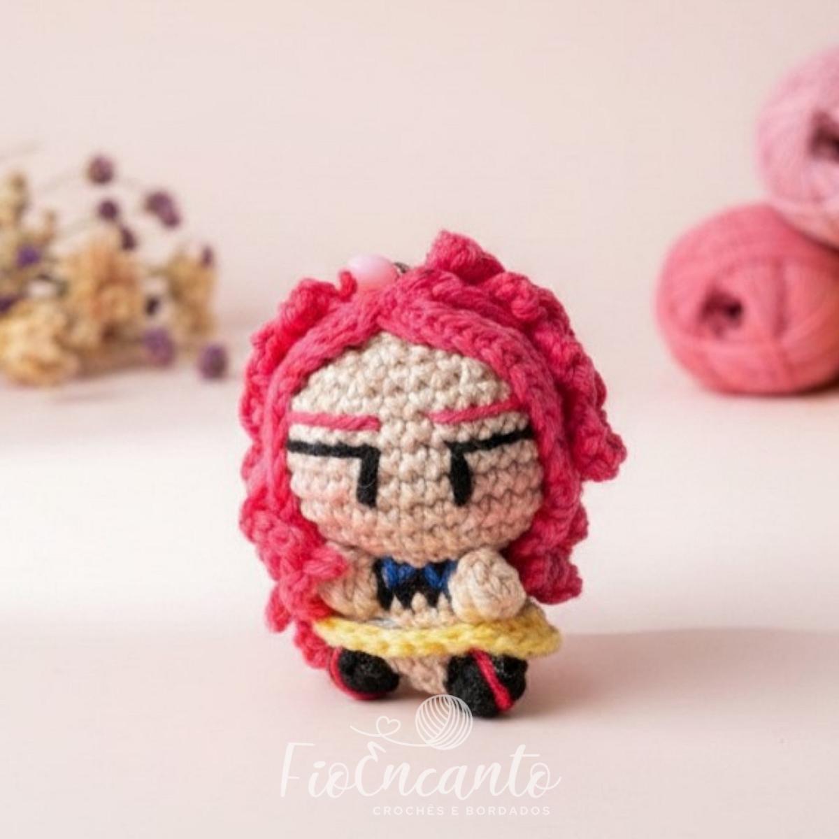 Chaveiro Guerreiras KPop Artesanal em Crochê Feito à Mão | Fio Encanto — foto 3