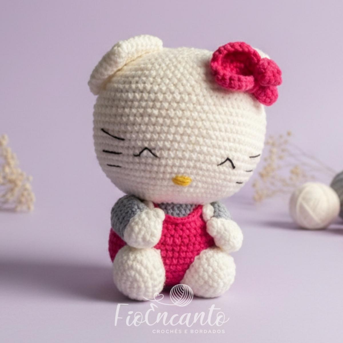 Hello Kitty Amigurumi – Boneca em Crochê Inspirada na Sanrio — foto 1